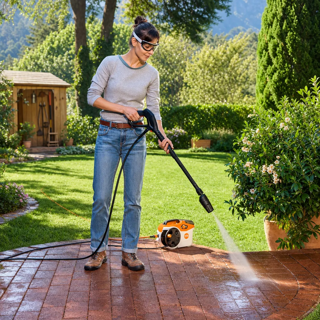 STIHL REA 60 PLUS — akumulatorowa myjka ciśnieniowa 36 V